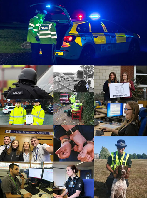 Montage police images