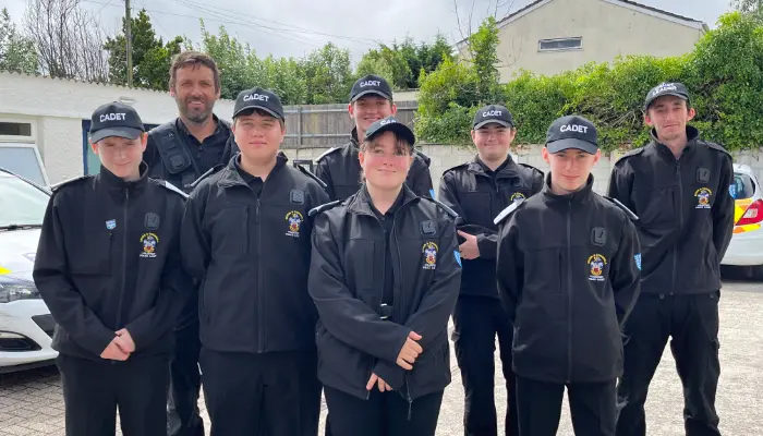 Penzance Cadets pose for a photograph