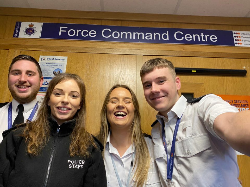 4 Young Apprentices taking a selfie