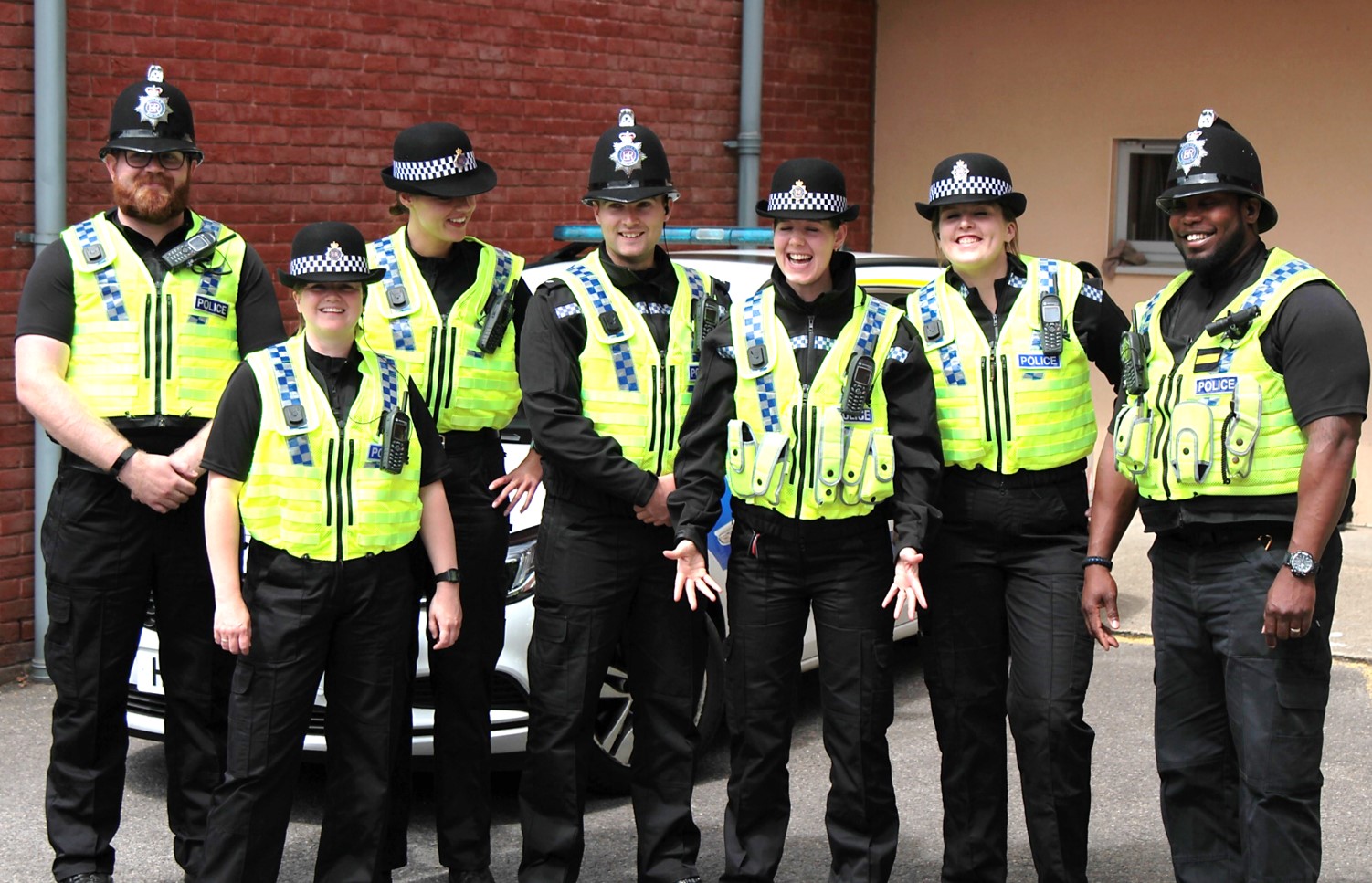 Male and Female Police Officer