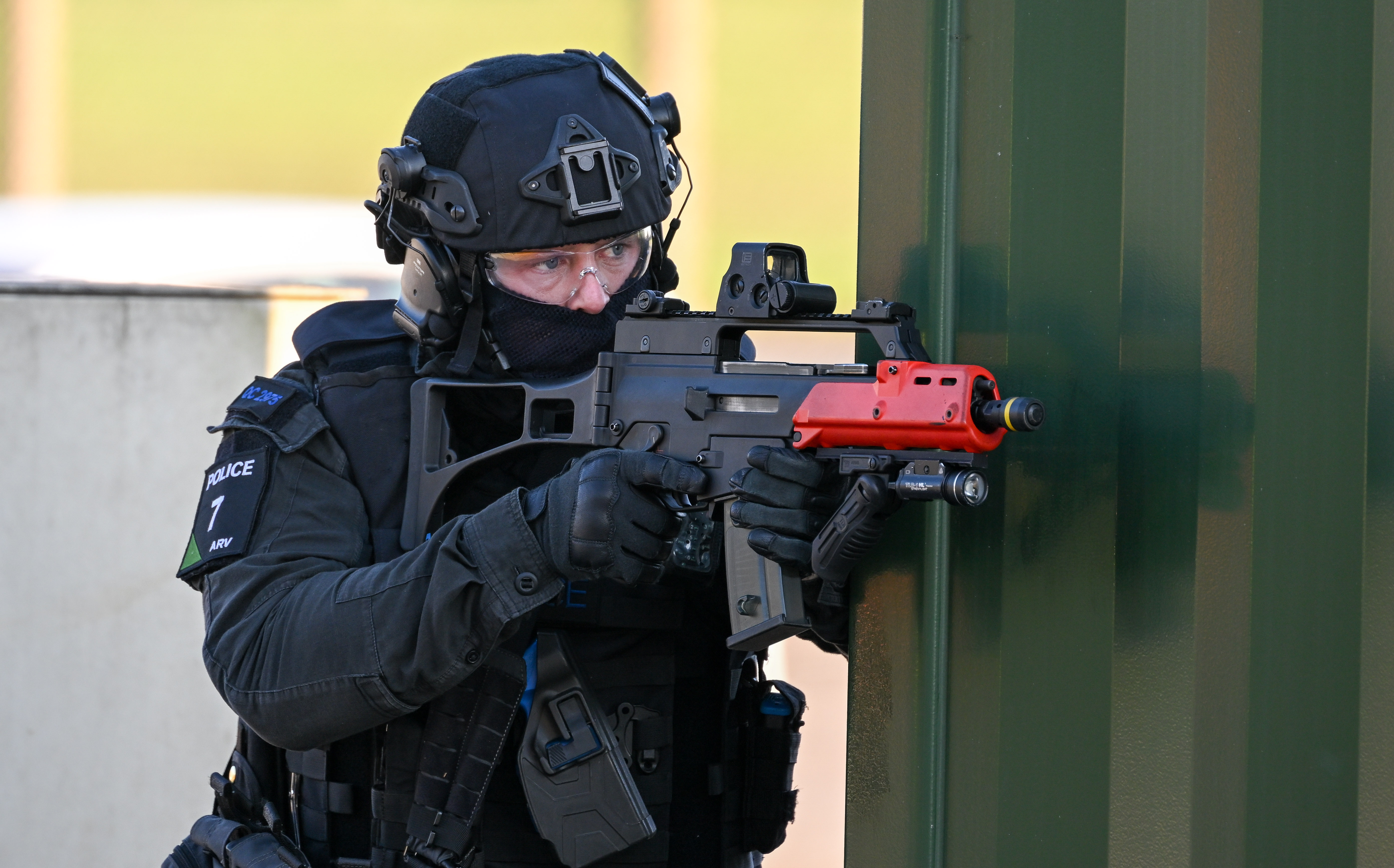 Armed response officer